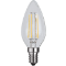 LED lampa E14 C35 klar